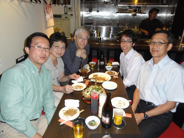 Dinner with MBA Administrative Director Lawrence Chan, Jul 20 2012